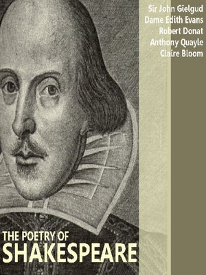cover image of The Poetry of Shakespeare